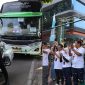 Wali Kota Palembang, H Ratu Dewa, melepas keberangkatan 238 peserta program 