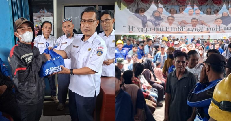 1400 Pengurus Koperasi Primer Tenaga Kerja Bongkar Muat [TKBM] Boom Baru Palembang menerima paket Lebaran 2026.