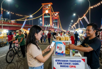 Bank Sumsel Babel Mudahkan Transaksi CFN dengan QRIS Langsung Discount