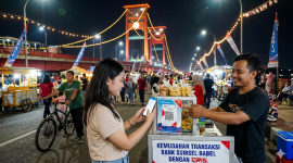 Bank Sumsel Babel Mudahkan Transaksi CFN dengan QRIS Langsung Discount