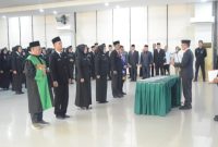 Sebanyak 130 Kepala Sekolah SD dan SMP Negeri di lingkungan Pemerintah kota Palembang resmi dilantik langsung Walikota Palembang, Ratu Dewa di Kantor Dinas Pendidikan kota Palembang, Rabu 1 April 2026.