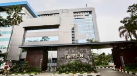 Gedung PLN Kantor Pusat di daerah Kebayoran Baru, Jakarta Selatan.