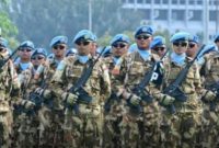 Para prajurit TNI tengah melaksanakan tugas sebagai bagian dari Pasukan Penjaga Perdamaian Perserikatan Bangsa-bangsa di Lebanon [UNIFIL]. [Foto: Istimewa]