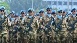 Para prajurit TNI tengah melaksanakan tugas sebagai bagian dari Pasukan Penjaga Perdamaian Perserikatan Bangsa-bangsa di Lebanon [UNIFIL]. [Foto: Istimewa]
