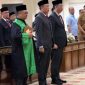 Pelantikan Sejumlah Pejabat Pemkot Palembang Dilakukan Tertutup di ruang Parameswara, kantor Wali Kota Palembang, Senin 6 April 2026.