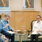 Kunjungan Duta Besar Australia untuk Indonesia, Roderick Brazier, di Ruang Audiensi Wali Kota Palembang Ratu Dewa, Rabu 8 April 2026.