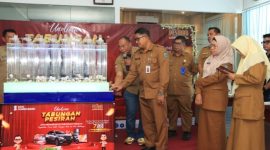 Undian Tabungan Pesirah Bank Sumsel Babel di Banking Hall Bank Sumsel Babel Cabang Tanjungpandan.