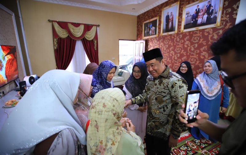 Wagub Cik Ujang saat Silaturahmi dan Halalbihalal IKLS