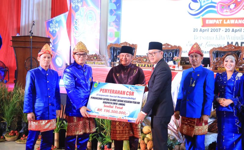 Gubernur Sumatera Selatan [Sumsel], Dr H Herman Deru, mengapresiasi capaian pembangunan Kabupaten Empat Lawang yang dinilainya tetap progresif meski dihadapkan pada keterbatasan anggaran daerah