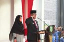 Pemerintah Provinsi Sumatera Selatan [Pemprov Sumsel] menggelar apel gabungan dalam rangka memperingati Hari Kartini Tahun 2026 di lingkungan Pemprov Sumsel
