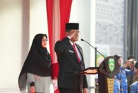 Pemerintah Provinsi Sumatera Selatan [Pemprov Sumsel] menggelar apel gabungan dalam rangka memperingati Hari Kartini Tahun 2026 di lingkungan Pemprov Sumsel