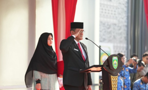 Pemerintah Provinsi Sumatera Selatan [Pemprov Sumsel] menggelar apel gabungan dalam rangka memperingati Hari Kartini Tahun 2026 di lingkungan Pemprov Sumsel