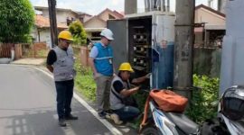 PLN UP3 Palembang Pasang 200 kWh Meter di Gardu Tegangan Ujung
