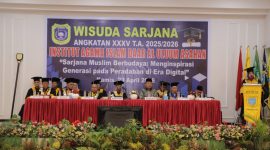 Institut Agama Islam Darul Ulum [IAIDU] Asahan kembali meluluskan sarjana-sarjana baru melalui acara Wisuda Sarjana Angkatan XXXV [35].