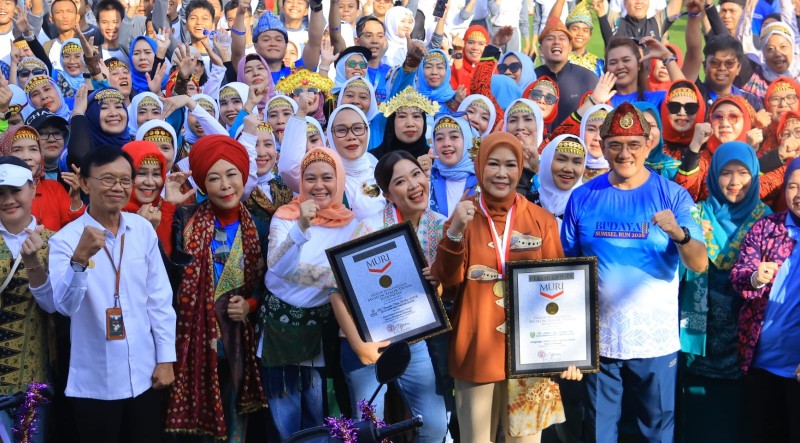 Senam Kriya Sumsel 2026 Cetak Rekor MURI Jadi Identitas Budaya dan Gaya Hidup Sehat