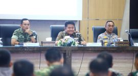 Gubernur Sumsel Dr H Herman Deru dalam Rapat Koordinasi Dukungan Forkopimda Sumsel di Auditorium Graha Bina Praja, Jumat 24 April 2026, sebagai langkah strategis meningkatkan produksi migas sekaligus menekan praktik ilegal drilling.