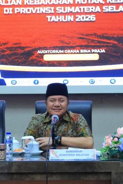 Gubernur Herman Deru: Prediksi Kemarau Kering Jadi Alarm Dini Perkuat Kesiapsiagaan Karhutla Sumsel