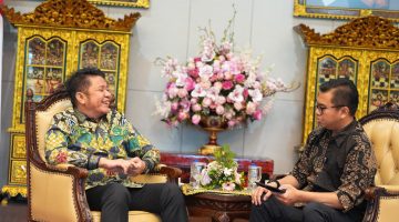 Gubernur Sumatera Selatan [Sumsel], Dr H Herman Deru, memaparkan berbagai strategi pembangunan daerah, mulai dari upaya menekan angka kemiskinan hingga mendorong kemandirian pangan melalui Gerakan Sumsel Mandiri Pangan [GSMP].