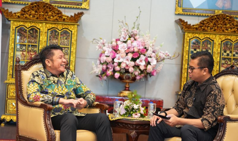 Gubernur Sumatera Selatan [Sumsel], Dr H Herman Deru, memaparkan berbagai strategi pembangunan daerah, mulai dari upaya menekan angka kemiskinan hingga mendorong kemandirian pangan melalui Gerakan Sumsel Mandiri Pangan [GSMP].