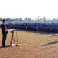 Wali Kota Prabumulih, H Arlan, memimpin apel mingguan yang dirangkaikan dengan peringatan Hari Otonomi Daerah ke-30 tahun 2026, Senin 27 April 2026.