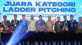 Sekretaris Daerah Provinsi Sumatera Selatan Dr Drs H Edward Candra MH, menghadiri gala dinner dalam rangkaian peringatan Hari Ulang Tahun ke-107 Pemadam Kebakaran dan Penyelamatan, HUT ke-76 Satuan Polisi Pamong Praja, serta HUT ke-64 Satuan Perlindungan Masyarakat [Linmas] Tahun 2026 di Dining Hall Jakabaring Sport City, Palembang, Rabu 29 April 2026.