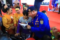 Gubernur Sumsel Dr H Herman Deru saat menghadiri Kejuaraan Daerah Special Olympics Indonesia [SOIna] 2026 tingkat SLB se-Sumsel yang berlangsung di SLB Negeri Pembina, Kamis 30 April 2026.