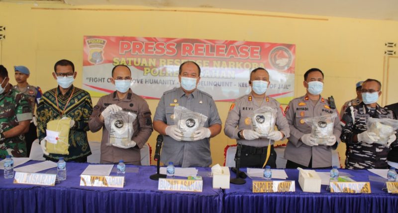 Bupati Asahan Apresiasi Keberhasilan Polres Gagalkan Penyeludupan 5 Kilo Sabu