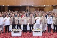 Wamenaker Afriansyah Noor saat membuka Rapat Kerja Nasional Serikat Pekerja Sucofindo di Jakarta, Rabu 22 April 2026. [Foto: Biro Humas Kemenaker RI]