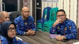 Pemerintah Kota [Pemkot] Prabumulih mengikuti sosialisasi kegiatan Penilaian Kinerja Pelayanan Terpadu Satu Pintu [PTSP] serta Kinerja Percepatan Pelaksanaan Berusaha Pemerintah Daerah Tahun 2026 yang digelar secara virtual, Senin 27 April 2026.