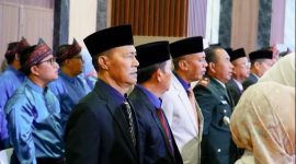 Sekretaris Daerah H Elman ST MM, menghadiri secara langsung Rapat Paripurna DPRD Kabupaten Penukal Abab Lematang Ilir [PALI] dalam rangka memperingati Hari Jadi ke-13 Kabupaten PALI Tahun 2026. 