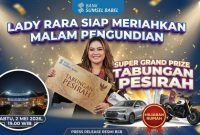 Lady Rara Siap Meriahkan Malam Pengundian Super Grand Prize Tabungan Pesirah