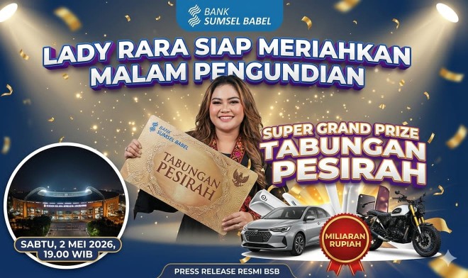 Lady Rara Siap Meriahkan Malam Pengundian Super Grand Prize Tabungan Pesirah