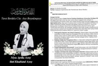 Tragedi dr Myta Aprilia Azmy, IKA-FK Unsri Desak Kemenkes Audit Wahana Internship