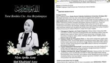 Tragedi dr Myta Aprilia Azmy, IKA-FK Unsri Desak Kemenkes Audit Wahana Internship