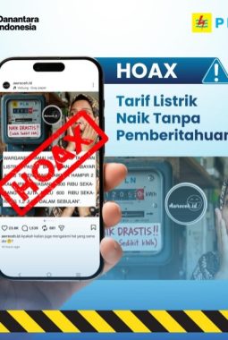 PLN Imbau Hati-hati Informasi Hoax Soal Kenaikan Tarif Listrik
