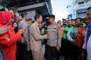 Wali Kota Palembang, Drs H Ratu Dewa MSi bersama Kepolisian Daerah Sumatera Selatan [Polda Sumsel] menghadiri peluncurkan Kedai ADO Presisi secara serentak di 17 kabupaten dan kota di wilayah Sumatera Selatan.
