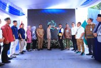 Gubernur Sumatera Selatan [Sumsel], Dr H Herman Deru, saat meluncurkan Gerakan Rutilahu di Kelurahan 11 Ulu, Kecamatan Seberang Ulu II, Selasa 5 Mei 2026, pagi.