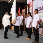 Ketua SMSI Sumsel Jon Heri resmi melantik kepengurusan SMSI Kabupaten OKI masa bakti 2026-2029, di Pendopoan Rumah Dinas Bupati OKI pada Selasa 5 Mei 2026.