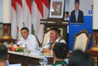 Dampingi Menko Polkam, Herman Deru dan Cik Ujang Ajak Masyarakat Sumsel Jaga Kondusivitas