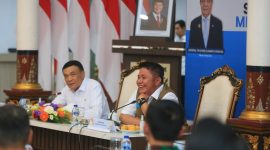 Dampingi Menko Polkam, Herman Deru dan Cik Ujang Ajak Masyarakat Sumsel Jaga Kondusivitas