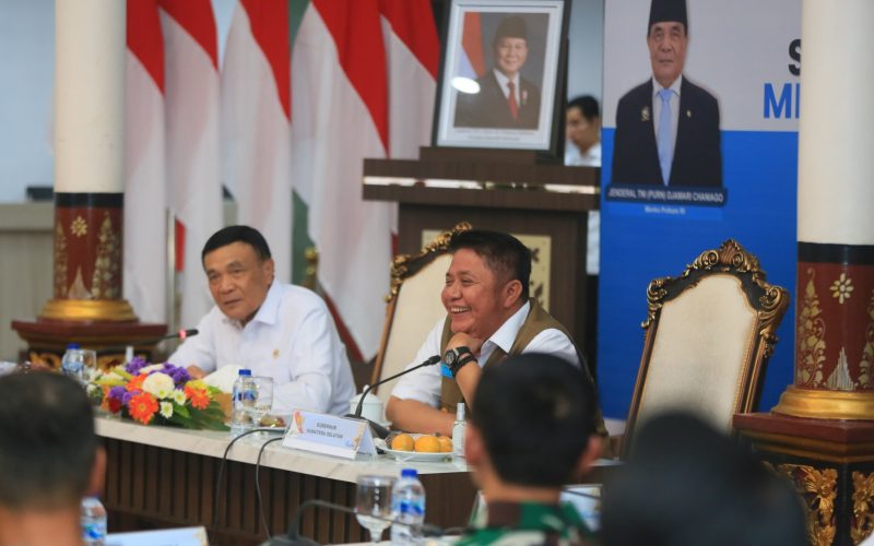 Dampingi Menko Polkam, Herman Deru dan Cik Ujang Ajak Masyarakat Sumsel Jaga Kondusivitas