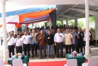 Sosialisasi dan Diskusi Publik Peningkatan Kualitas Pelayanan Publik yang digelar bersama Komisi II DPR RI dan Ombudsman RI, pada Jumat 8 Mei 2026, di Halaman Kantor Kecamatan Kota Kisaran Timur.