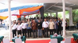 Sosialisasi dan Diskusi Publik Peningkatan Kualitas Pelayanan Publik yang digelar bersama Komisi II DPR RI dan Ombudsman RI, pada Jumat 8 Mei 2026, di Halaman Kantor Kecamatan Kota Kisaran Timur.