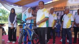 Semarak Dies Natalis ke-40, Universitas Asahan Gelar Jalan Santai Dihadiri Wagubsu dan Bupati Asahan