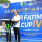 Sekretaris Daerah (Sekda) Provinsi Sumatera Selatan, Edward Candra resmi membuka Turnamen Sepak Bola RS Siti Fatimah Cup IV Tahun 2026 di Stadion Bumi Sriwijaya, Palembang, Sabtu 9 Mei 2026.