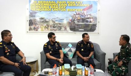 Bea Cukai Lhokseumawe Perkuat Sinergi bersama Kodim 0103