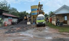 Batching Plant Diduga Tanpa Izin, DLH PALI Ultimatum PT Adipati Raden Sinun