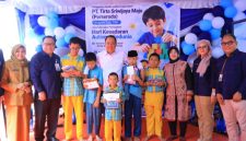 Wakil Gubernur Sumatera Selatan [Wagub Sumsel] H Cik Ujang menghadiri kegiatan berbagi bersama anak-anak berkebutuhan khusus yang diselenggarakan PT Tirta Sriwijaya Maju [TSM] di Sekolah Luar Biasa [SLB] Talang Kelapa, Selasa 12 Mei 2026.
