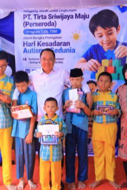 Wagub Sumsel Cik Ujang Apresiasi Kepedulian PT TSM Terhadap Anak Berkebutuhan Khusus