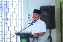 Gubernur Sumatera Selatan [Sumsel] Dr H Herman Deru bersama Wakil Gubernur [Wagub] Sumsel H Cik Ujang menghadiri kegiatan Sumsel Bermunajat dalam rangka memperingati Hari Ulang Tahun [HUT] ke-80 Provinsi Sumsel yang diselenggarakan Pengurus Wilayah Nahdlatul Ulama [PWNU] Sumsel di Pondok Pesantren Aulia Cendikia Kampus C Palembang, Selasa 12 Mei 2026.
